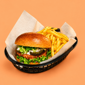 Burger - Sweet Korean og franskar