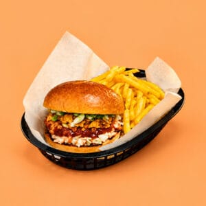 Burger - BBQ Mayo og franskar